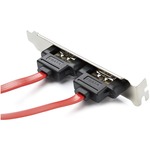 StarTech.com 2 Port SATA to eSATA Slot Plate Bracket - 0.3m