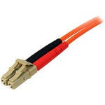 StarTech.com 1m Fiber Optic Cable - Multimode Duplex 50/125 - LSZH - LC/LC - OM2 - LC to LC Fiber Patch Cable - 2 x LC Male Network - 2 x LC Male Network - Orange