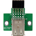 StarTech.com 2 Port USB Motherboard Header Adapter - 1 x IDC Female - 2 x Type A Female USB
