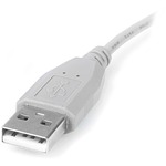 StarTech.com 6in Mini USB 2.0 Cable - A to Mini B - Type A Male USB - Mini Type B Male USB - 6 - Gray