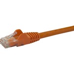 StarTech.com 100 ft Orange Snagless Cat6 UTP Patch Cable - Category 6 - 100 ft - 1 x RJ-45 Male Network - 1 x RJ-45 Male Network - Orange