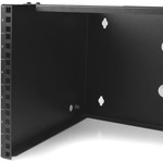 StarTech.com 6U 12in Deep Wall Mounting Bracket for Patch Panel - Steel - Black