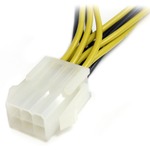 StarTech.com 6in PCI Express Power Splitter Cable - 6
