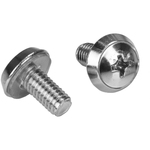 StarTech.com 100 Pkg M6 Mounting Screws and Cage Nuts for Server Rack Cabinet - 100 / Pack