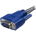 StarTech.com 6 ft Ultra-Thin USB VGA 2-in-1 KVM Cable - 1 x HD-15 Male VGA - 1 x HD-15 Male VGA