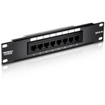 TRENDnet TC-P08C5E 8 Ports Network Patch Panel - 8 x RJ-45 - 8 x RJ-11