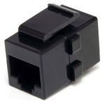 StarTech.com Cat 6 RJ45 Keystone Jack Network Coupler - F/F - 1 Pack - 1 x RJ-45 Female Network - Black