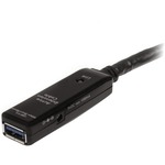 StarTech.com 10m USB 3.0 Active Extension Cable - M/F - 1 x Type A Male USB - 1 x Type A Female USB - Nickel-plated Connectors - Black