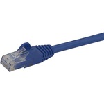 StarTech.com 15m Blue Gigabit Snagless RJ45 UTP Cat6 Patch Cable - 15 m Patch Cord - 1 x RJ-45 Male Network - 1 x RJ-45 Male Network - Gold-plated Contacts - Blue