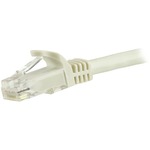 StarTech.com 15m White Gigabit Snagless RJ45 UTP Cat6 Patch Cable - 15 m Patch Cord - Category 6 for Network Device - 15m - 1 Pack - 1 x RJ-45 Male Network - 1 x RJ-