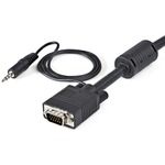 StarTech.com 2m Coax High Resolution Monitor VGA Cable with Audio HD15 M/M