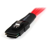 StarTech.com 1m Serial Attached SCSI SAS Cable - SFF-8087 to 4x Latching SATA
