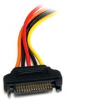 StarTech.com 12in 15 Pin SATA Power Extension Cable - 12 - SATA