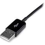 StarTech.com 2m Dock Connector to USB Cable for Samsung Galaxy Tab - 1 x Type A Male USB - Black