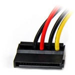 StarTech.com 6in 4 Pin Molex to Left Angle SATA Power Cable Adapter - 6inch - LP4 - SATA