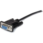 StarTech.com 1m Black Straight Through DB9 RS232 Serial Cable - M/F - 1 x DB-9 Male Andamp; 1 Femae Serial