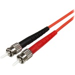 StarTech.com 2m Multimode 50/125 Duplex Fiber Patch Cable LC - 2x LC Male Network - 2x ST Male Network