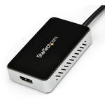 StarTech.com USB 3.0 to HDMI External Video Card Multi Monitor Adapter with 1-Port USB Hub - 1920x1200 / 1080p - 1920 x 1200 - 1 x HDMI