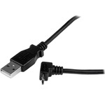 StarTech.com 1m Micro USB Cable - A to Up Angle Micro B - 1 x Type A Male USB - Black