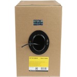 StarTech.com 1000 ft Bulk Roll of Black CMR Cat5e Solid UTP Riser Cable - Bare Wire - Bare Wire - Black