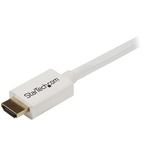 StarTech.com 5m 16 ft White CL3 In-wall High Speed HDMI Cable - HDMI to HDMI  1 x HDMI Male Digital A/V