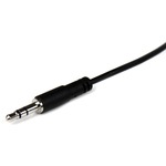StarTech.com 2m Slim 3.5mm Stereo Extension Audio Cable - M/F - 1 x Mini-phone Male Stereo Audio