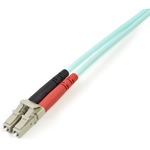 StarTech.com 3m 10 Gb Aqua Multimode 50/125 Duplex LSZH Fiber Patch Cable LC - 2 x LC Male Network