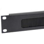 StarTech.com 1U Brush Strip Horizontal Server Rack Cable Management Panel - Cable Management Panel