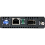 StarTech.com Gigabit Ethernet Fiber Media Converter with Open SFP Slot - 1 Ports - 1 x Network RJ-45 - Twisted Pair - 10/100/1000Base-T - 1 x Expansion Slots - 1