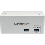 StarTech.com USB 3.0 SATA Hard Drive Docking Station SSD / HDD with integrated Fast Charge USB Hub