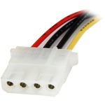 StarTech.com 12in SATA to Molex LP4 Power Cable Adapter - F/M - For Hard Drive