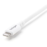 StarTech.com 3m 10ft Long White Apple 8-pin Lightning Connector to USB Cable for iPhone / iPod / iPad