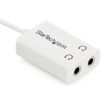 StarTech.com Mini-phone Audio Cable for iPod, iPhone, iPad, Speaker, Tablet - 15.24 cm - 1 Pack