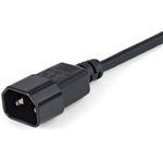 StarTech.com 1m Standard Computer Power Cord Extension - C14 to C13 - For UPS, PDU