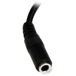 StarTech.com 6in Stereo Audio Cable - 3.5mm Female to 2x RCA Male - 1 x Mini-phone Female Stereo Audio