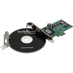 StarTech.com PCI Express PCIe Gigabit Ethernet Multimode SC Fiber Network Card Adapter NIC - 550m - PCI Express x1 - 1 Ports - 1 x SC Ports - Optical Fiber