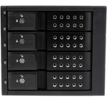 StarTech.com 4 Bay Aluminum Trayless Hot Swap Mobile Rack Backplane for 3.5in SAS II/SATA III