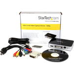 StarTech.com USB 3.0 Video Capture Device - HDMI / DVI / VGA / Component HD Video Recorder - 1080p 60fps - Functions: Video Conversion, Video Encoding - USB 3.0 - 19