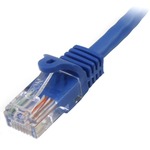 StarTech.com 1 m Blue Cat5e Snagless RJ45 UTP Patch Cable - 1m Patch Cord - 1 x RJ-45 Male Network