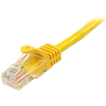 StarTech.com 2 m Yellow Cat5e Snagless RJ45 UTP Patch Cable - 2m Patch Cord - 1 x RJ-45 Male Network