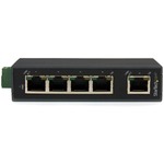 StarTech.com 5 Port Industrial Ethernet Switch - DIN Rail Mountable - 5 x Network RJ-45 Ports - 10/100Base-TX