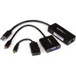 StarTech.com Accessory kit for Lenovo Yoga 3 Pro - Micro HDMI to VGA - Micro HDMI to HDMI - USB 3.0 Gb LAN