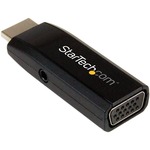 StarTech.com HDMI to VGA Converter with Audio - Compact Adapter - 1920x1200 - 1 x HDMI Male Digital A / V