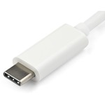 StarTech.com USB-C to VGA Adapter - USB Type-C to VGA Video Converter - White - 1 x HD-15 Female VGA