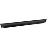 StarTech.com Blanking Panel - Steel, Plastic - Black - 1U Rack Height - 1 Pack - 33mm H - 55.9mm W - 490.2mm D