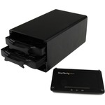 StarTech.com USB 3.1 10Gbps External Enclosure for Dual 2.5inch SATA Drives - with RAID Andamp; UASP
