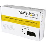 StarTech.com MST Hub - Mini DisplayPort to 3x HDMI - Multi Stream Transport Hub - mDP 1.2 to HDMI - 3840 × 2160 - DisplayPort - HDMI Out