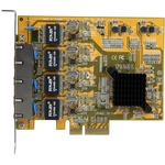 StarTech.com 4-Port PCI Express Gigabit Network Adapter Card