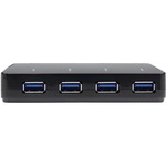 StarTech.com 4-Port USB 3.0 Hub plus Dedicated Charging Port - 1 x 2.4A Port - Desktop USB Hub and Fast-Charging Station - 5 Total USB Ports - 4 USB 3.0 Ports -