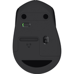 Logitech M330 SILENT PLUS Mouse 3 buttons wireless 2.4 GHz USB wireless receiver black
